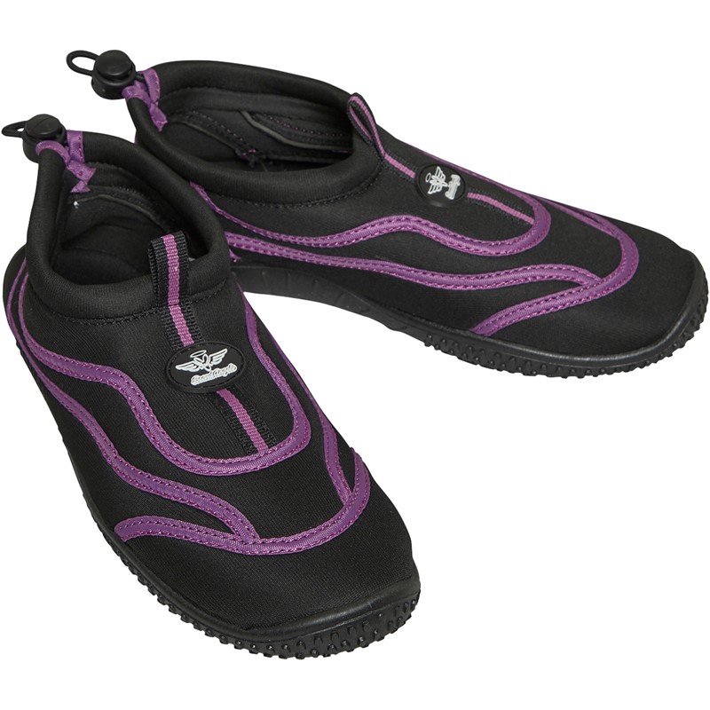 Board Angels Girls Aqua Shoes Black/Purple