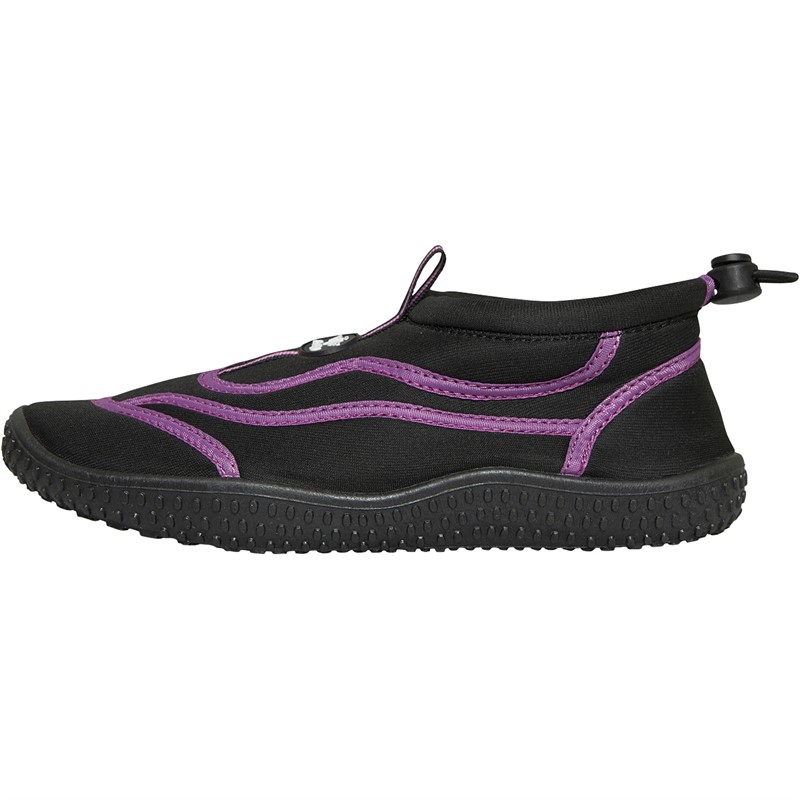 Board Angels Girls Aqua Shoes Black/Purple