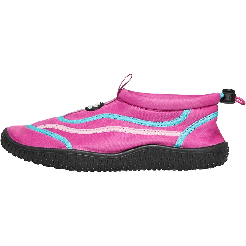 Board Angels Junior Girls Aqua Shoes Pink/Turquoise