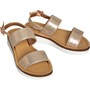 Board Angels Junior Girls Metallic Sandals Rose Gold