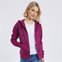 Board Angels Womens Zip-Through Hoodie Raspberry