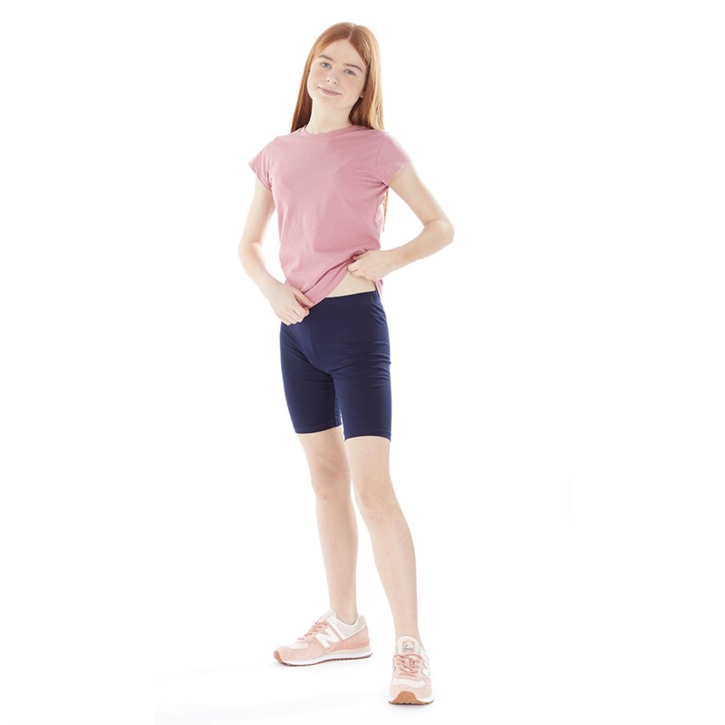 Board Angels Girls Cycling Shorts Navy