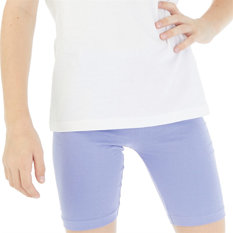 Board Angels Girls Cycling Shorts Lilac