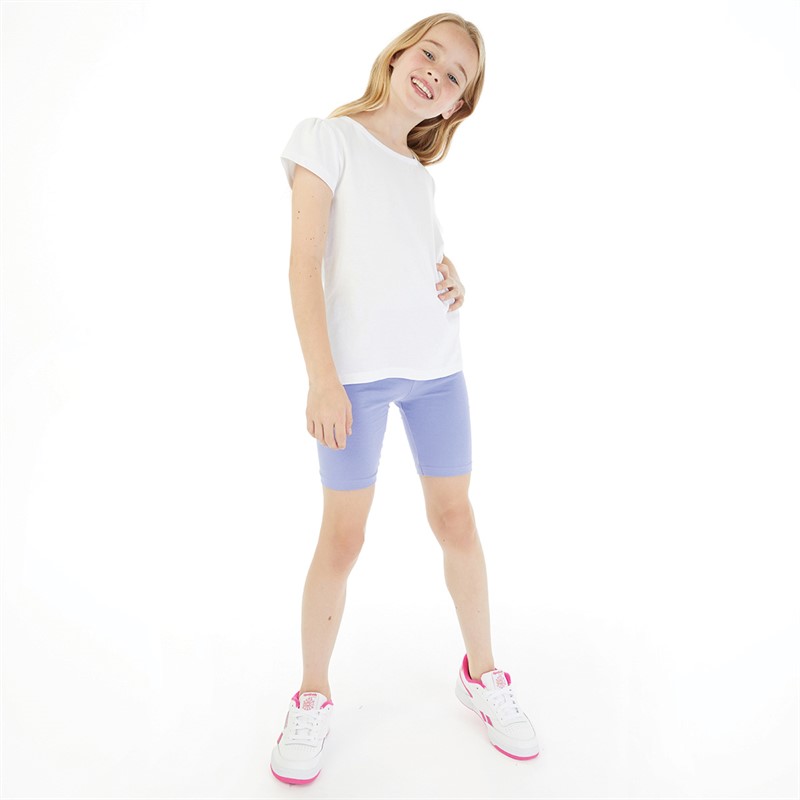 Board Angels Girls Cycling Shorts Lilac