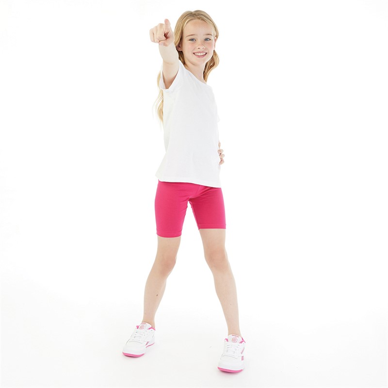 Board Angels Girls Cycle Shorts Pink