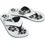 Board Angels Womens EVA Toe Post Sandals White/Black