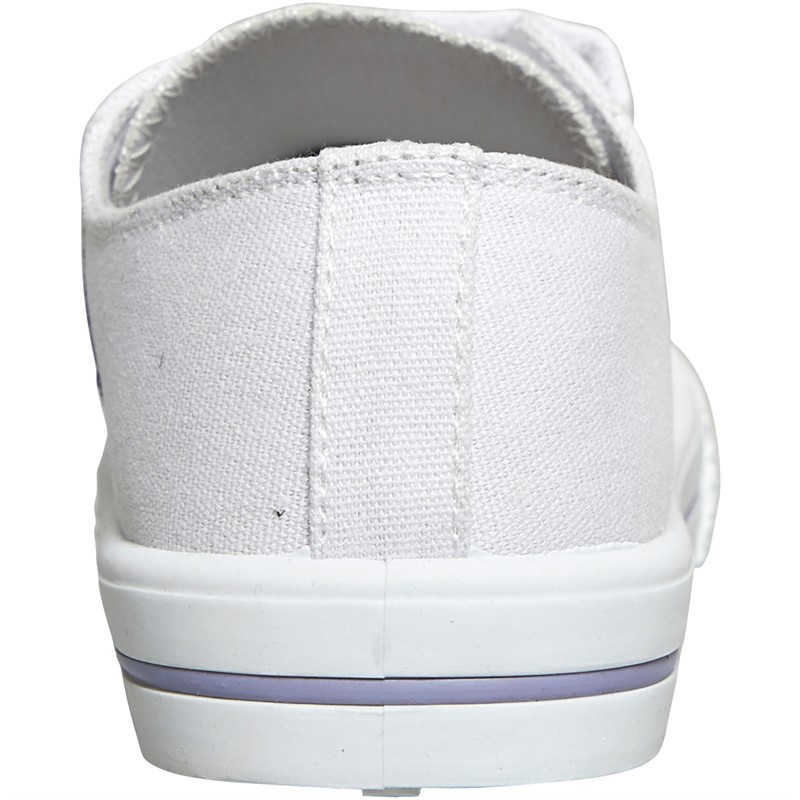 Board Angels Junior Girls Velcro Pumps White