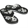 Board Angels Womens EVA Toe Post Sandals Black/White