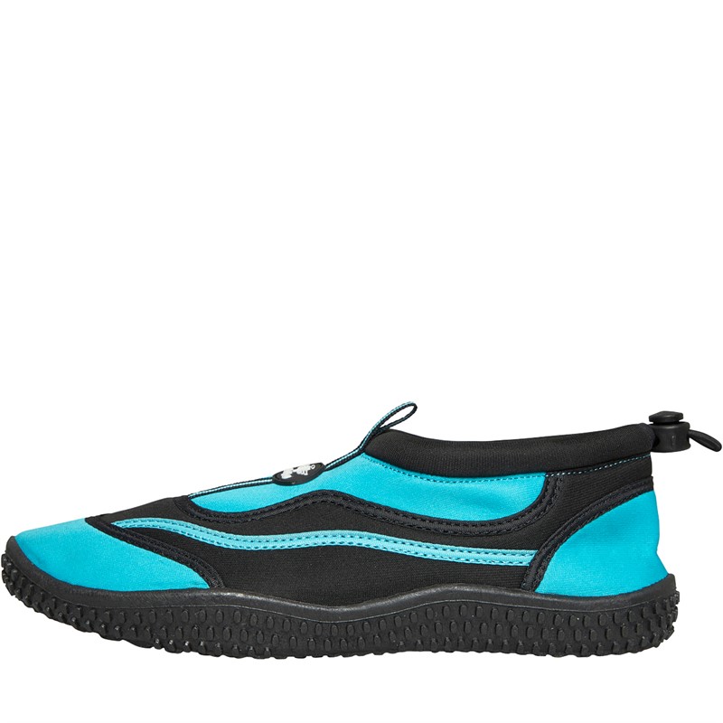 Board Angels Womens Aqua Shoes Black/Aqua