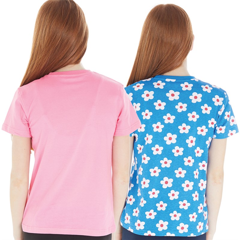 Board Angels Girls Two Pack T-Shirts Multi