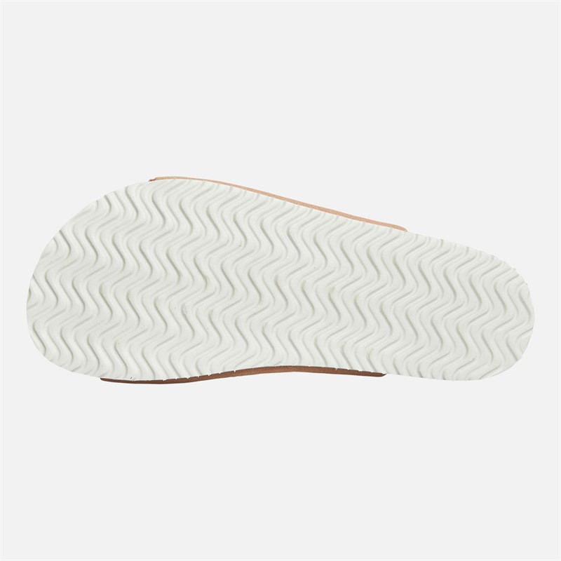 Board Angels Womens Alaia Double Buckle Footbed Sandals Pink/Rose Gold