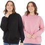 Board Angels Womens Two Pack Sweatshirts Black/Pink