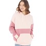 Board Angels Womens Colour Block Hoodie Pink/Dark Pink