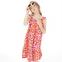 Board Angels Girls Aztec Heart Dress Red Multi
