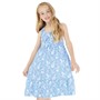 Board Angels Girls Wild Flower Dress Blue/White