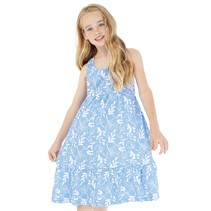 Board Angels Girls Wild Flower Dress Blue/White