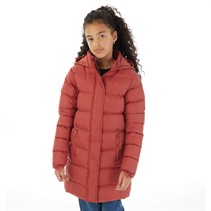 Board Angels Girls Long Puffer Jacket Rust