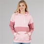 Board Angels Womens Colour Block Hoodie Pink