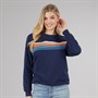 Board Angels Womens Crew Neck Sweatshirt Navy