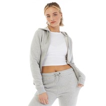 Board Angels Womens Zip-Through Hoodie Grey Marl