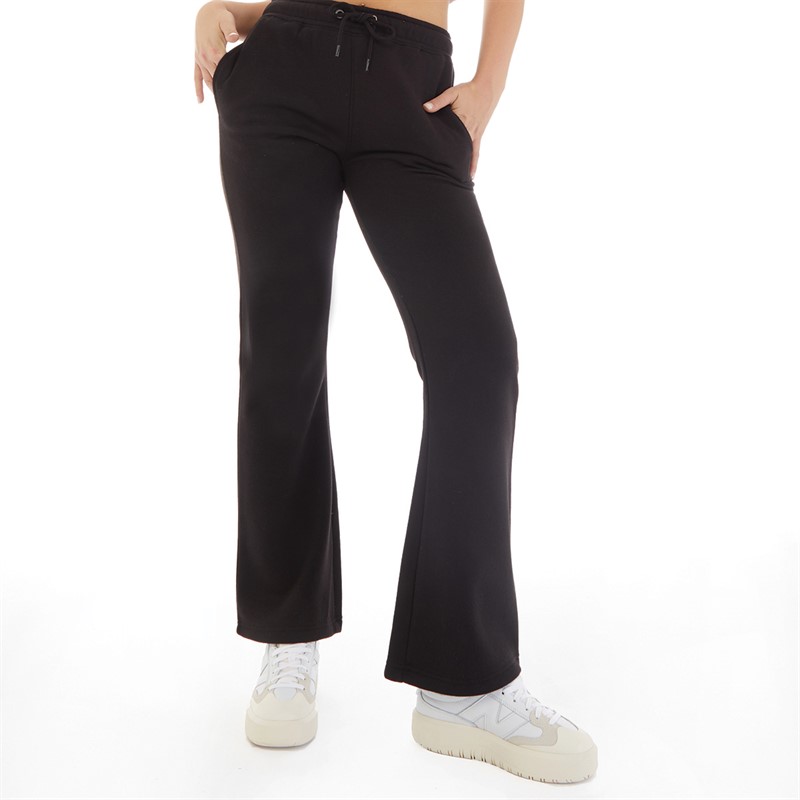 Board Angels Womens Kick Flare Joggers Black