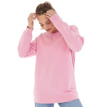 Board Angels Womens Longline Sweatshirt Pink