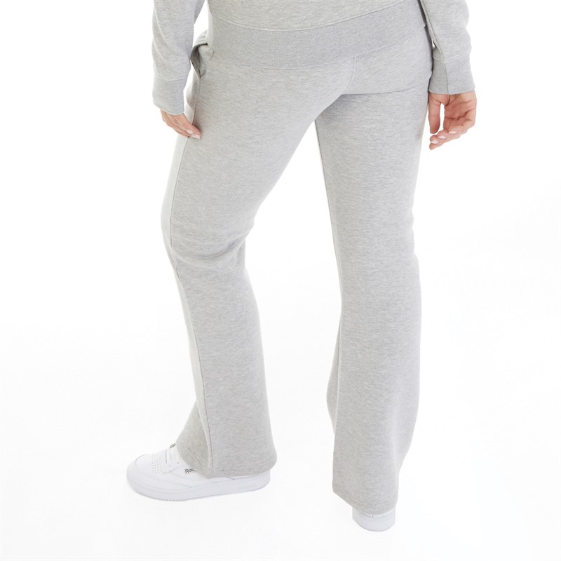 Board Angels Womens Kick Flare Joggers Grey Marl