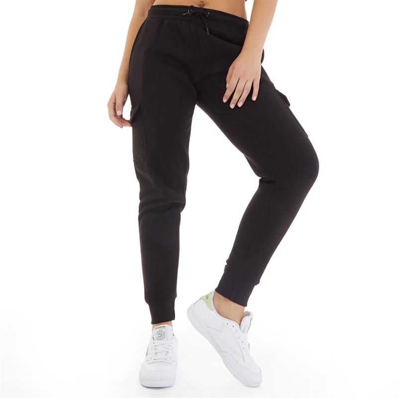 Board Angels Womens Cargo Joggers Black