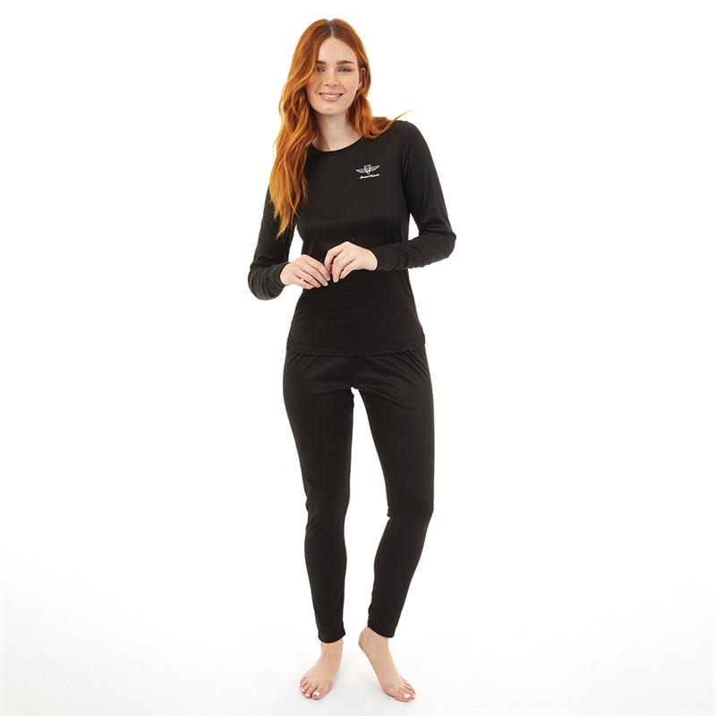 Board Angels Womens Baselayer Set Black