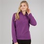 Board Angels Womens 1/4 Zip Microfleece Top Grape