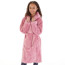 Board Angels Girls Dressing Gown Pink