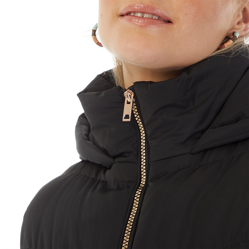 Board Angels Womens Short Belted Jacket Black