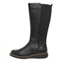 Board Angels Womens Lisa Knee High Wedge Boots Black