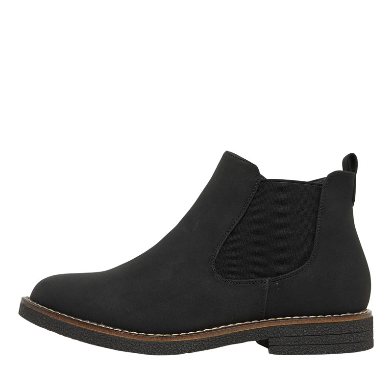 Board Angels Womens Grace Chelsea Boots Black