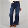 Board Angels Womens Wide Leg Jeans Dark Wash