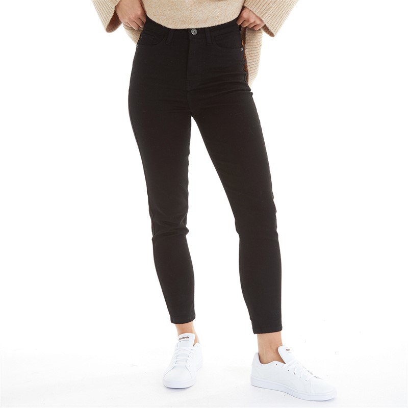 Board Angels Womens Skinny Jeans Black