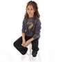 Board Angels Girls Sweatshirt And Flared Leggings Set Charcoal/Black