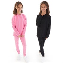 Board Angels Girls Two Pack Sweatshirts And Leggings Sets Pink/Black