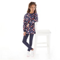 Board Angels Girls Sweatshirt And Leggings Set Navy