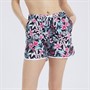 Board Angels Womens Shortie Floral Board Shorts Black Floral