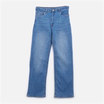 Board Angels Girls Wide Leg Jeans Mid Wash