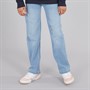 Board Angels Girls Wide Leg Jeans Light Blue