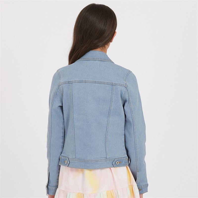 Board Angels Girls Denim Jacket Light Blue