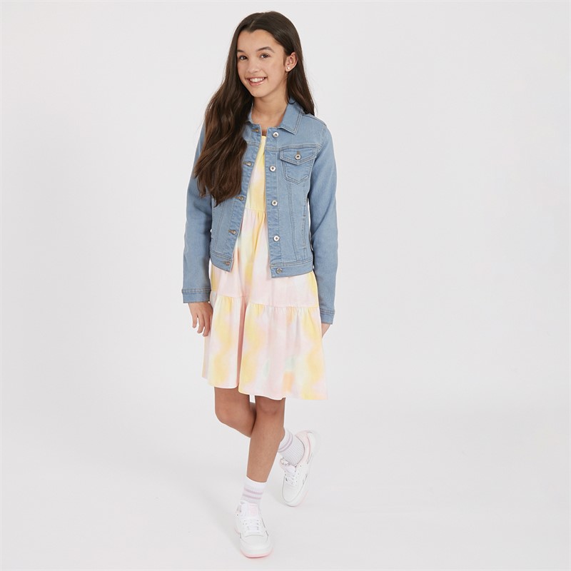 Board Angels Girls Denim Jacket Light Blue