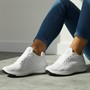 Board Angels Womens Deloris Trainers White Mono