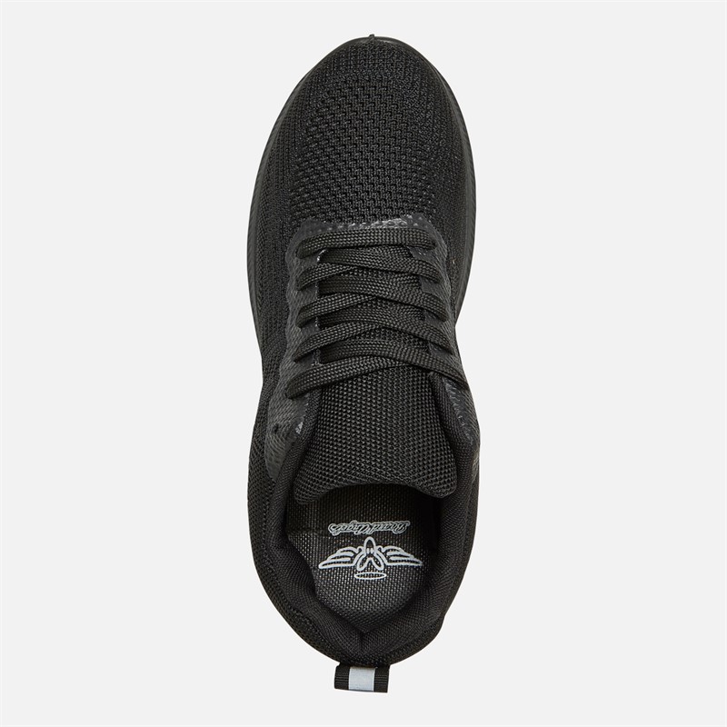 Board Angels Womens Deloris Trainers Black Mono