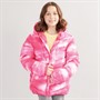Board Angels Girls Cloud Ombre Hooded Puffer Jacket Pink Cloud Ombre