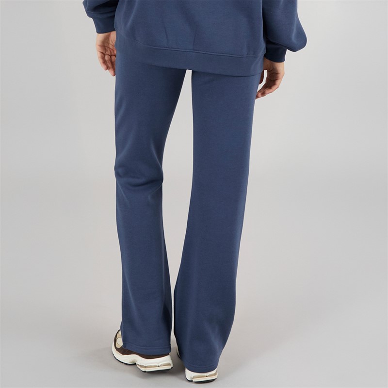Board Angels Womens Kick Flared Joggers Washed Midnight Blue