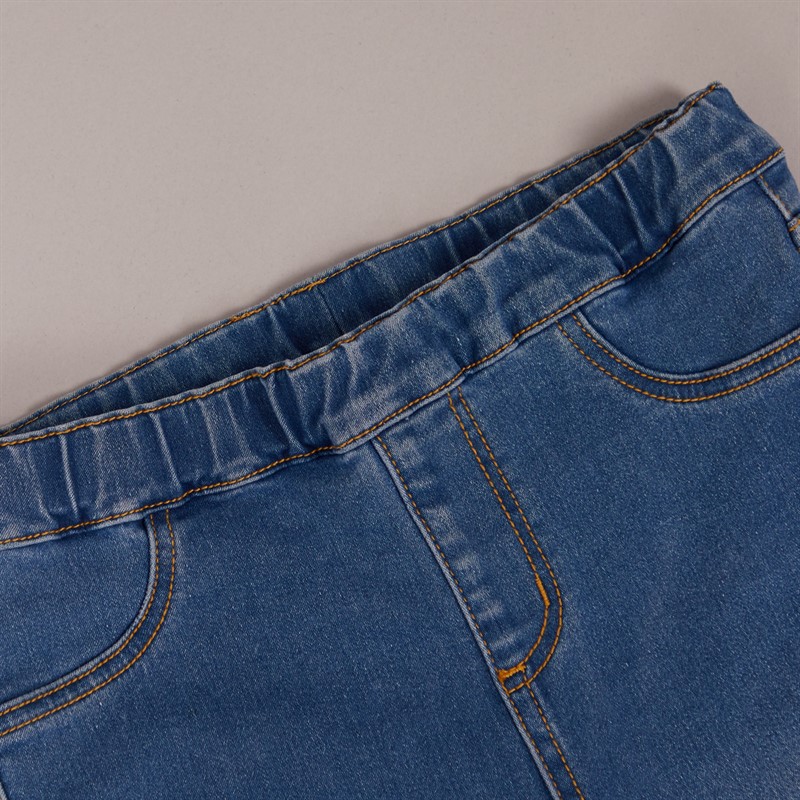 Board Angels Girls Two Pack Denim Jeggings Black/Mid Blue