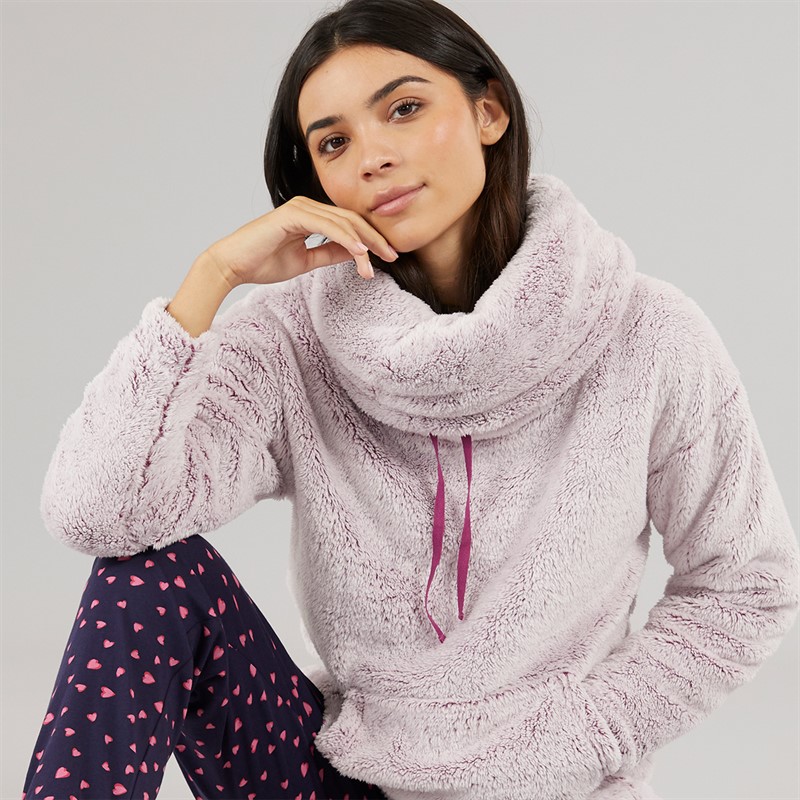 Womens Frosted Wellsoft Snuggle Top Multi - Size 16